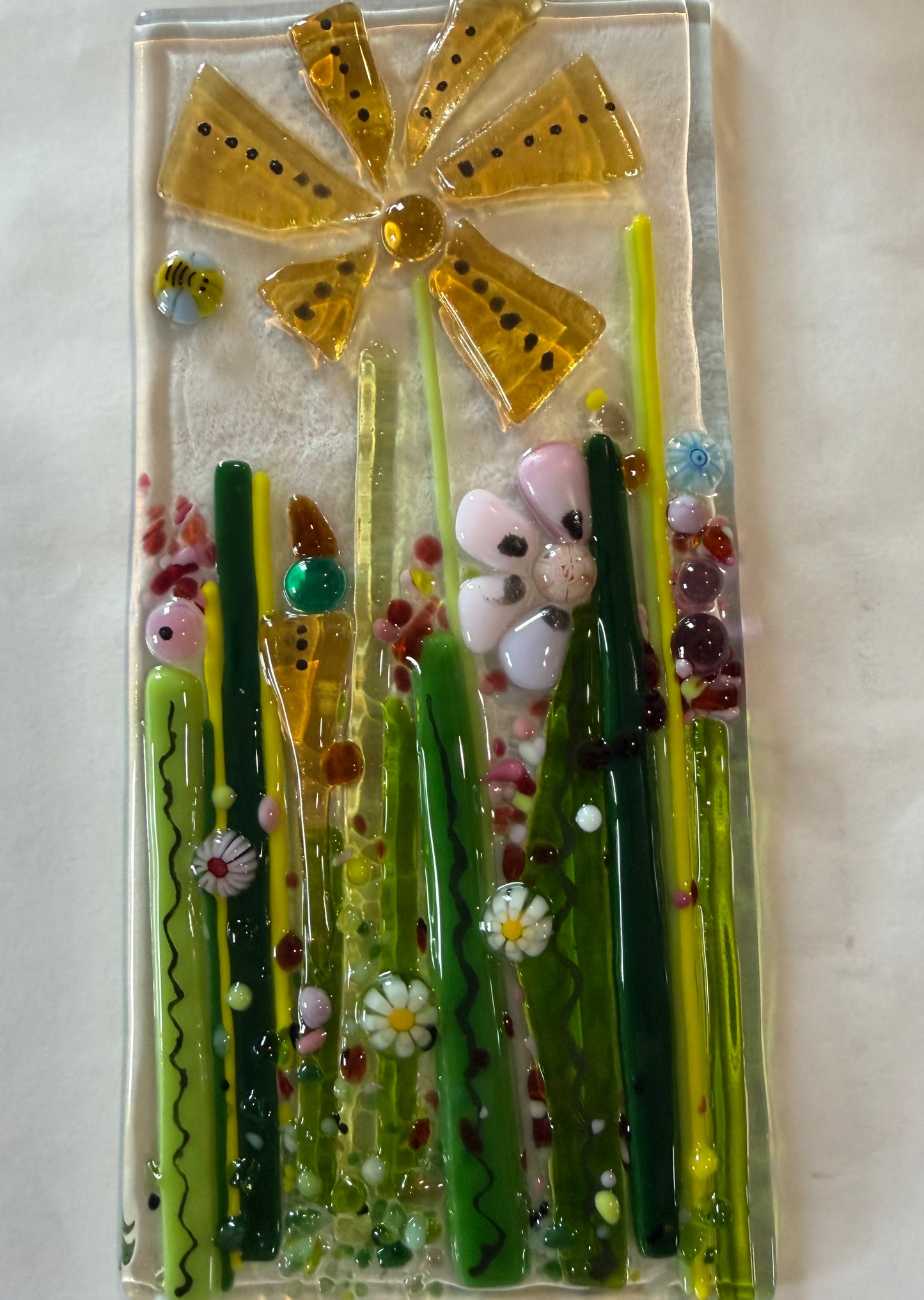 June 7th  4-5:30pm Fused Glass Sun Catcher project  $40.00